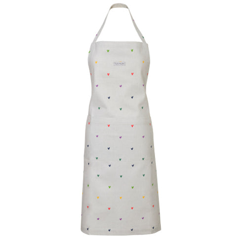 * Multi Hearts Apron